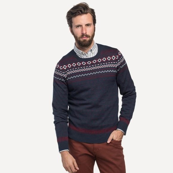 Frank & Oak Other - Frank & Oak Wool Blend Fair Isle Jumper Sweater